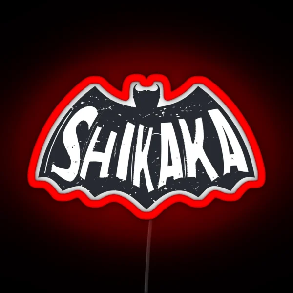 Shikaka Ace Ventura Movie Quote Dark RGB Neon Sign