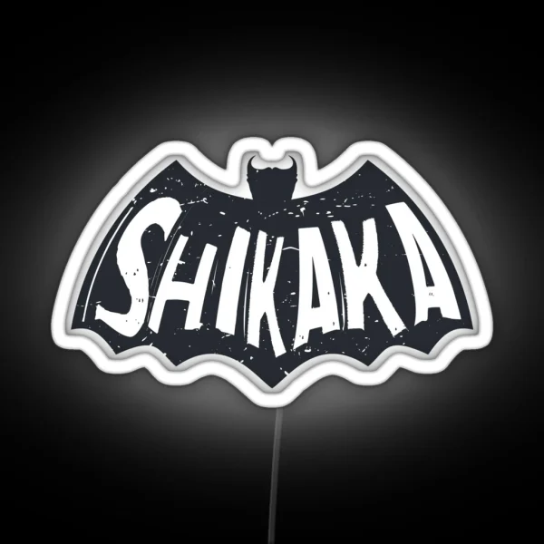 Shikaka Ace Ventura Movie Quote Dark RGB Neon Sign