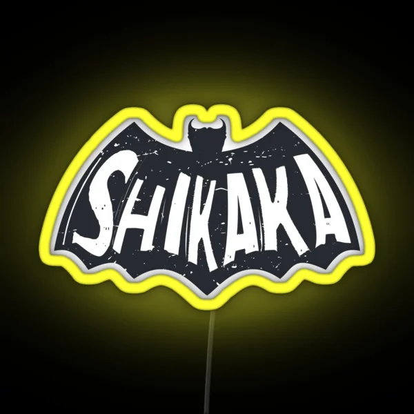 Shikaka Ace Ventura Movie Quote Dark RGB Neon Sign