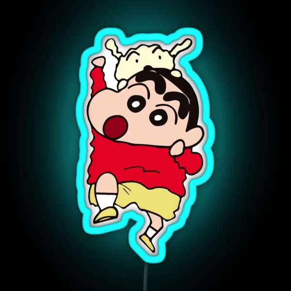 Shin Chan Blue RGB Neon Sign