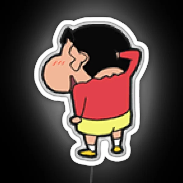 Shin Chan Kid Japanese Cartoon RGB Neon Sign
