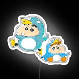 Shin Chan Lovely RGB Neon Sign