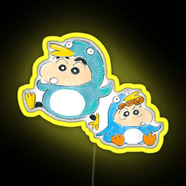 Shin Chan Lovely RGB Neon Sign