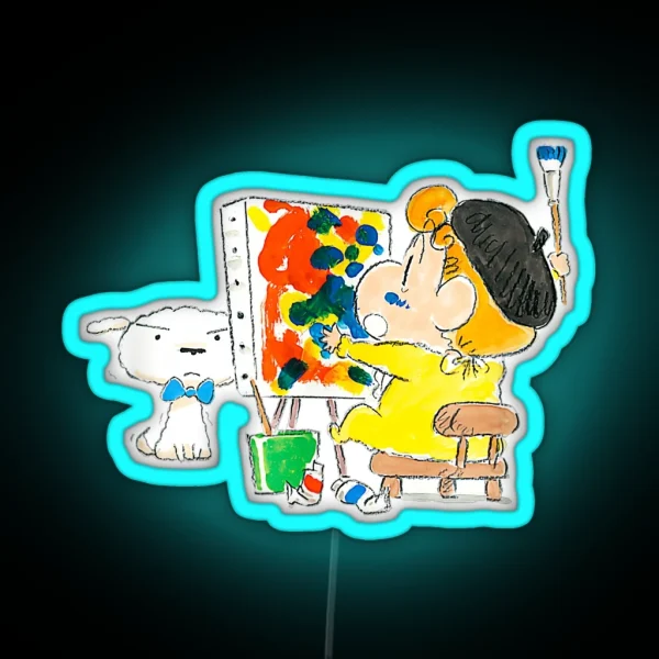 Shin Chan N Shin Chan Bn RGB Neon Sign