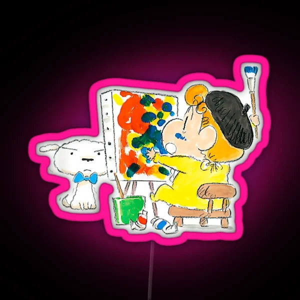 Shin Chan N Shin Chan Bn RGB Neon Sign
