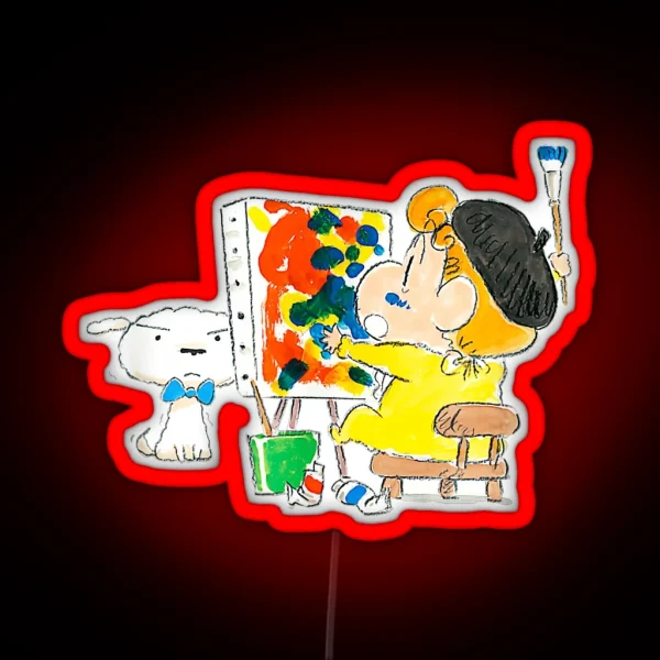 Shin Chan N Shin Chan Bn RGB Neon Sign