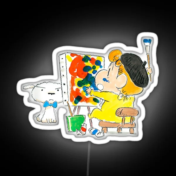 Shin Chan N Shin Chan Bn RGB Neon Sign