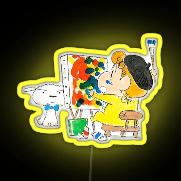 Shin Chan N Shin Chan Bn RGB Neon Sign
