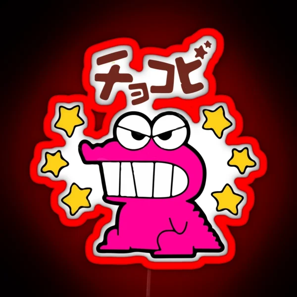Shin Chan PANTONE Cookies RGB Neon Sign