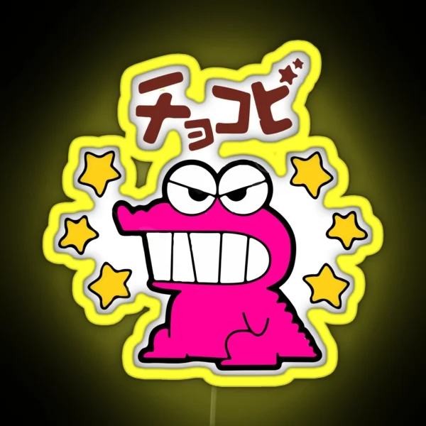 Shin Chan PANTONE Cookies RGB Neon Sign