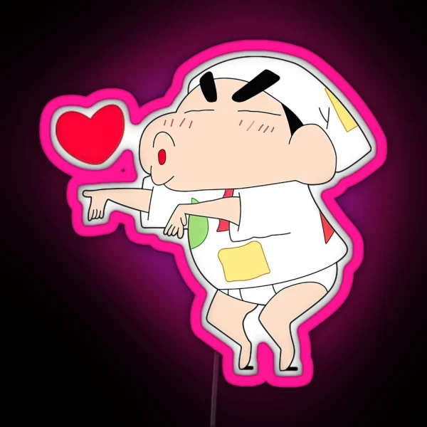 Shin Chan RGB Neon Sign
