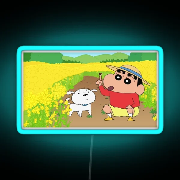 Shin Chan RGB Neon Sign