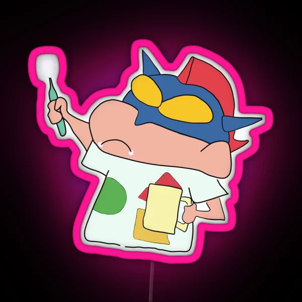 Shin Chan RGB Neon Sign