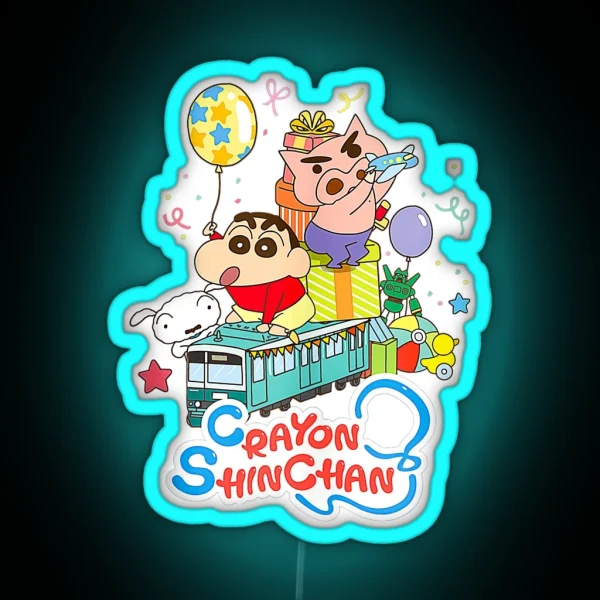 Shin Chan Shin Chan Love RGB Neon Sign