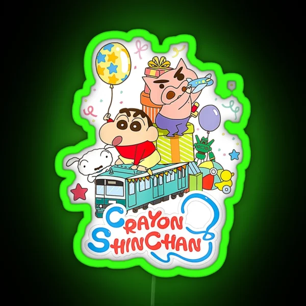 Shin Chan Shin Chan Love RGB Neon Sign