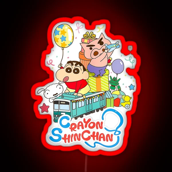 Shin Chan Shin Chan Love RGB Neon Sign