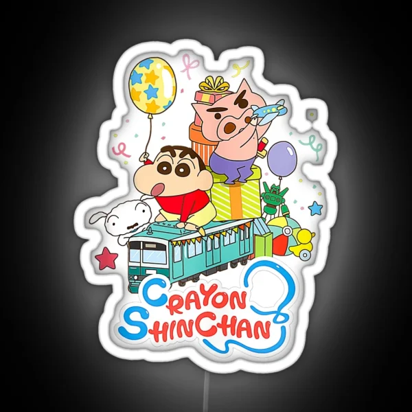 Shin Chan Shin Chan Love RGB Neon Sign