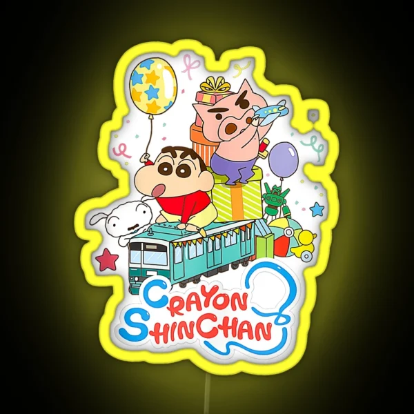Shin Chan Shin Chan Love RGB Neon Sign