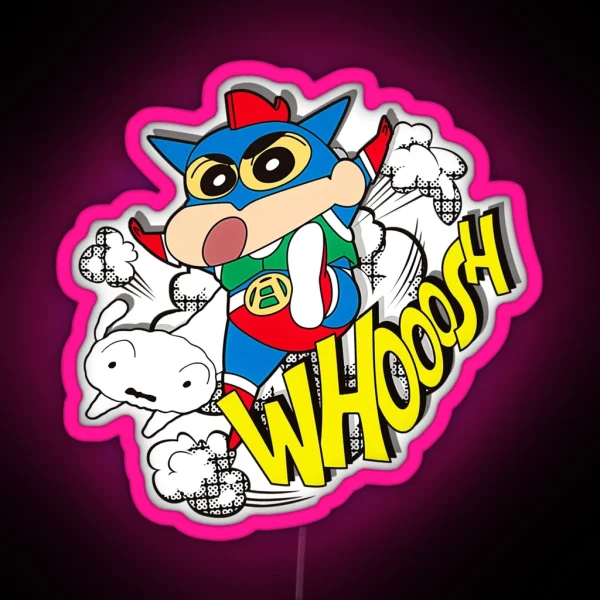 Shin Chan Shin Chan Shin Channnnnn RGB Neon Sign