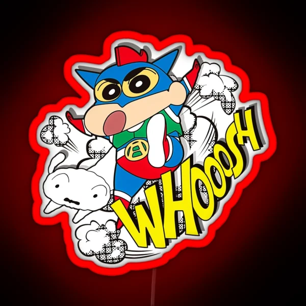 Shin Chan Shin Chan Shin Channnnnn RGB Neon Sign