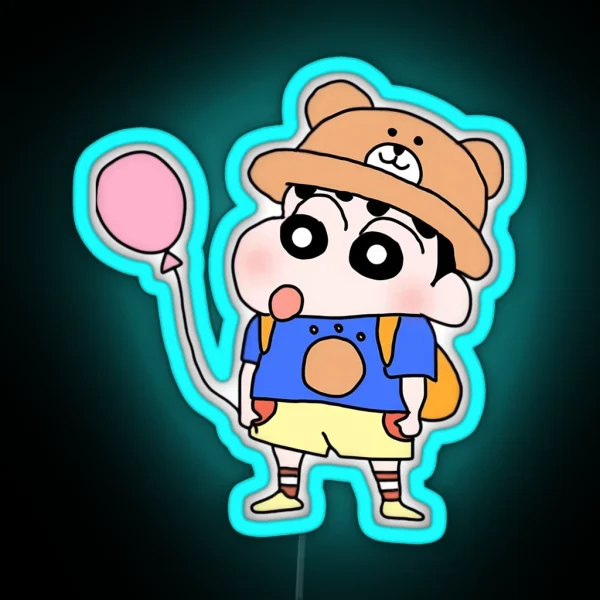 Shin Chan V4 RGB Neon Sign