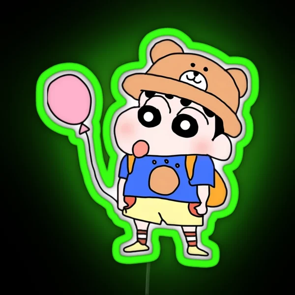 Shin Chan V4 RGB Neon Sign