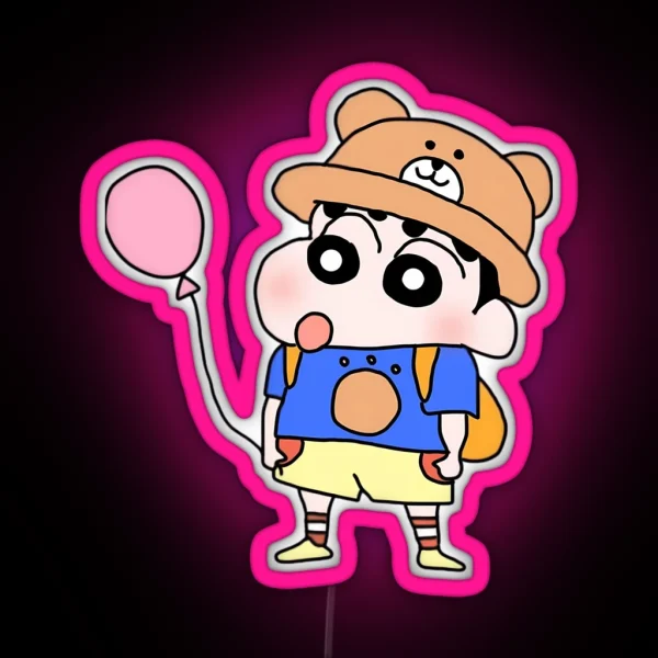 Shin Chan V4 RGB Neon Sign