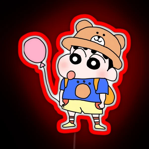 Shin Chan V4 RGB Neon Sign