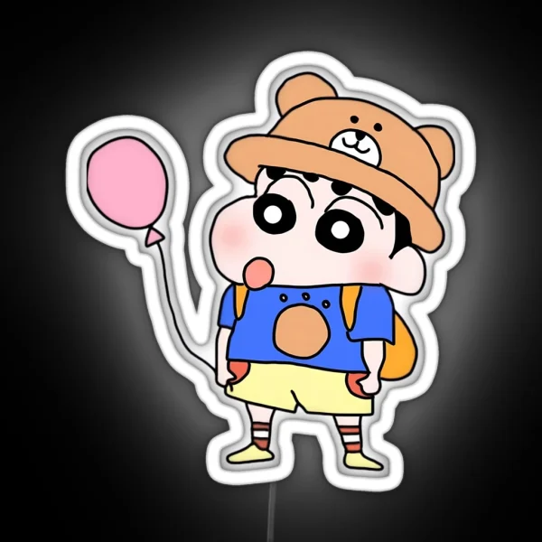 Shin Chan V4 RGB Neon Sign