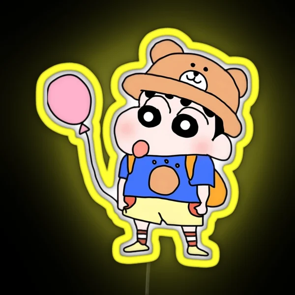 Shin Chan V4 RGB Neon Sign