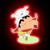 Shin Chan With Shiro RGB Neon Sign - Image 2
