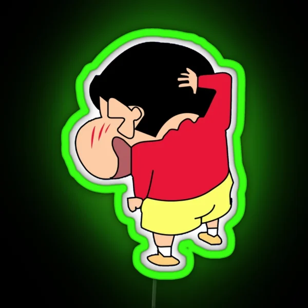 Shinchan Cute RGB Neon Sign