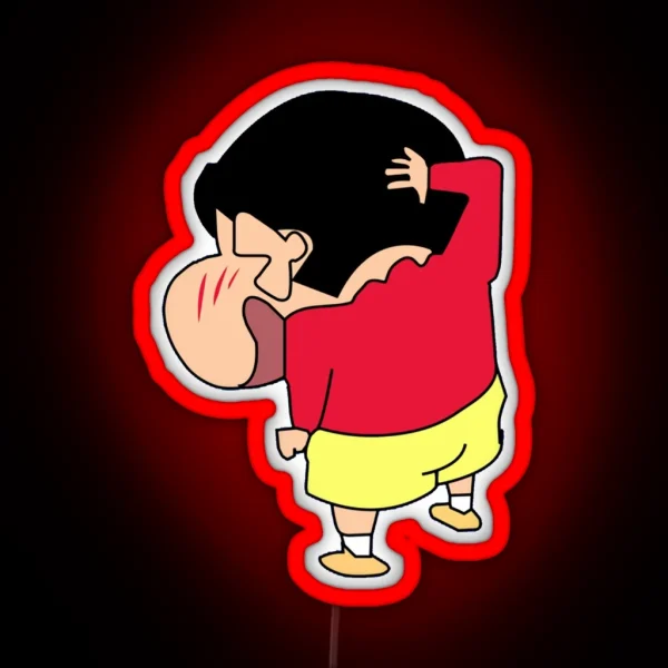 Shinchan Cute RGB Neon Sign