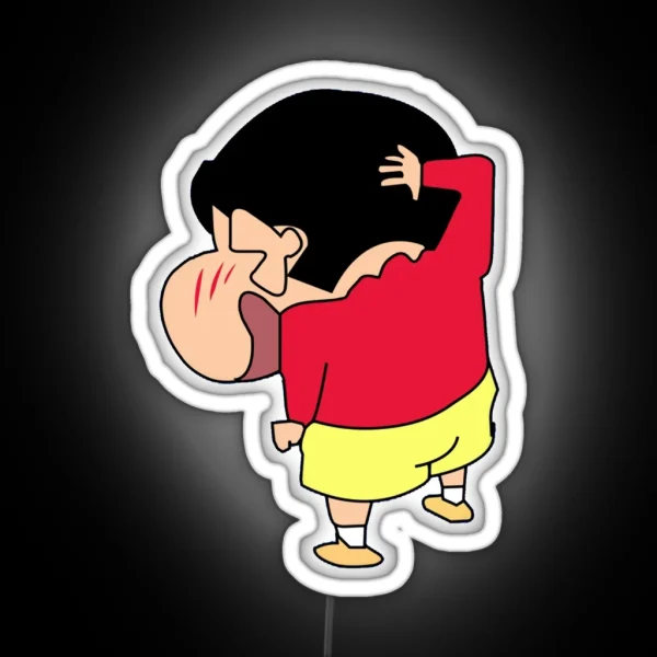 Shinchan Cute RGB Neon Sign