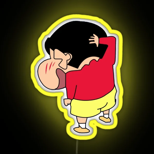 Shinchan Cute RGB Neon Sign