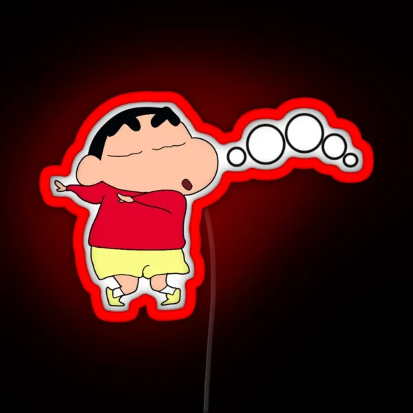 Shinchan Oooooooo RGB Neon Sign