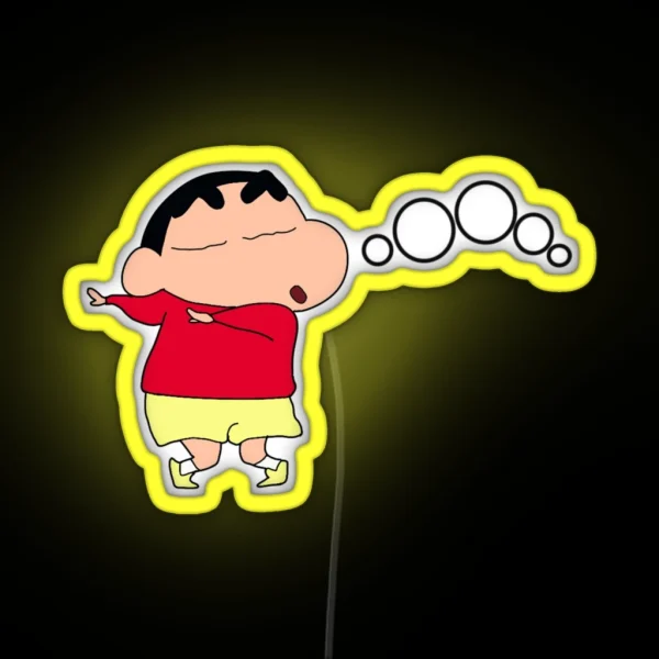 Shinchan Oooooooo RGB Neon Sign