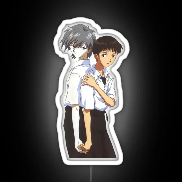 Shinji And Kaworu RGB Neon Sign