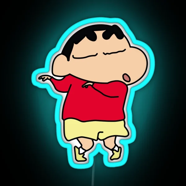 Shinnosuke Nohara Shin Chan RGB Neon Sign