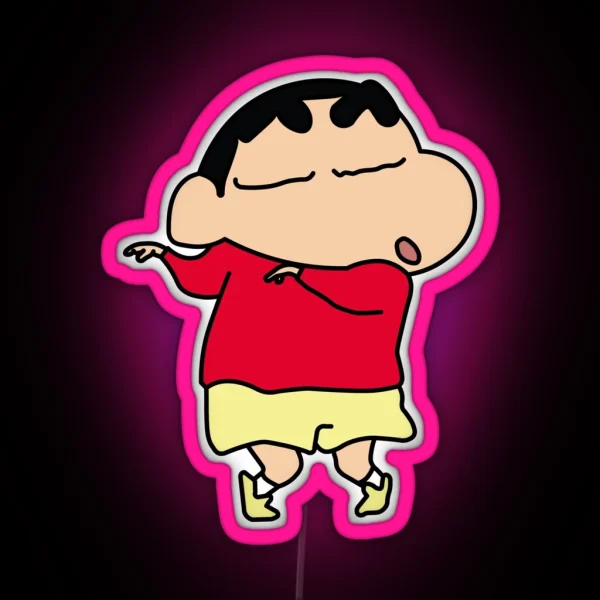 Shinnosuke Nohara Shin Chan RGB Neon Sign