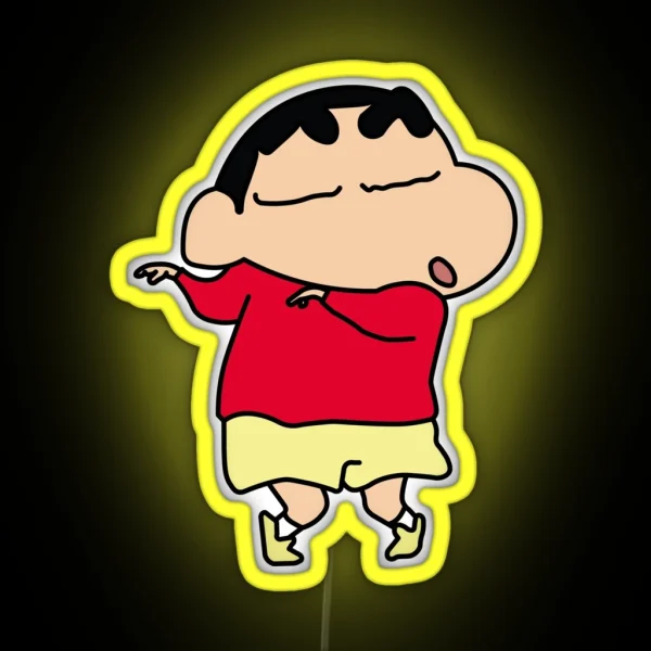 Shinnosuke Nohara Shin Chan RGB Neon Sign