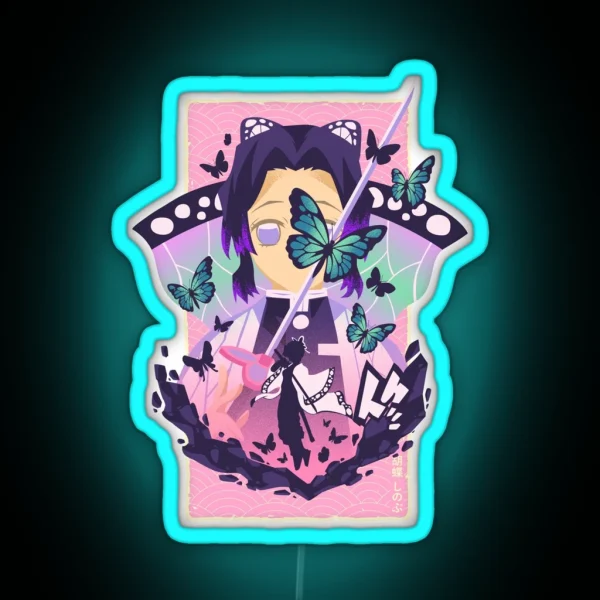 Shino Bu Butterfly RGB Neon Sign