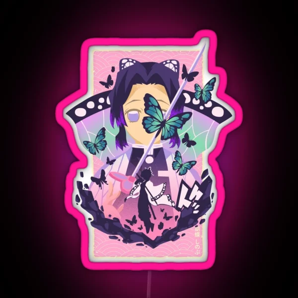 Shino Bu Butterfly RGB Neon Sign