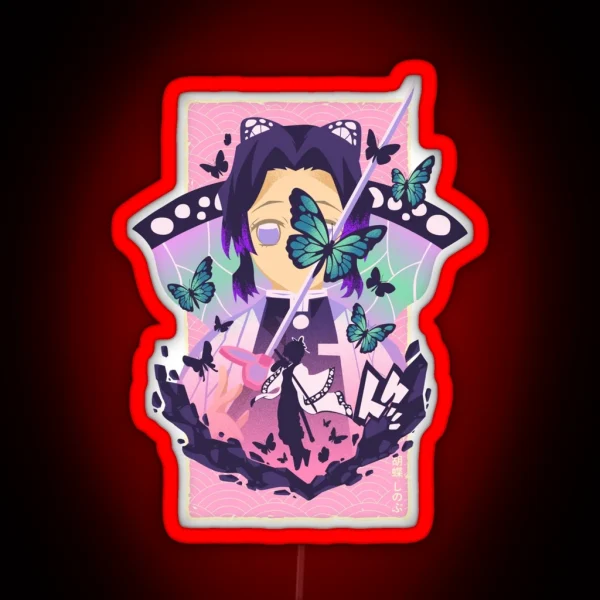 Shino Bu Butterfly RGB Neon Sign