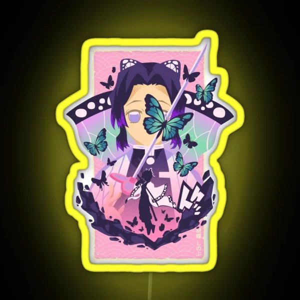 Shino Bu Butterfly RGB Neon Sign