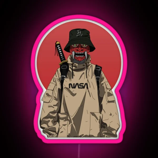Shinobi Style RGB Neon Sign