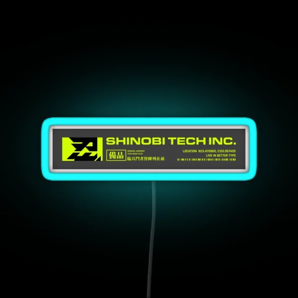 SHINOBI TEC INC RGB Neon Sign