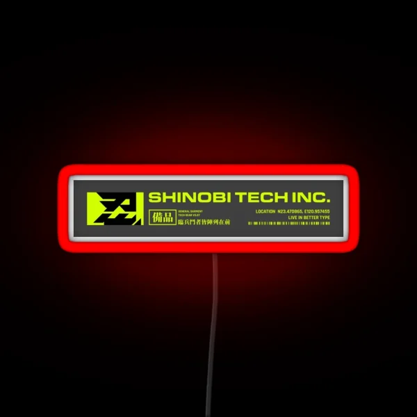 SHINOBI TEC INC RGB Neon Sign