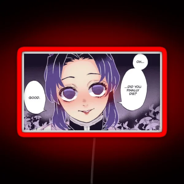 Shinobu Colored Panel 13 RGB Neon Sign