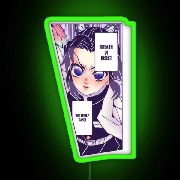 Shinobu Colored Panel 3 RGB Neon Sign